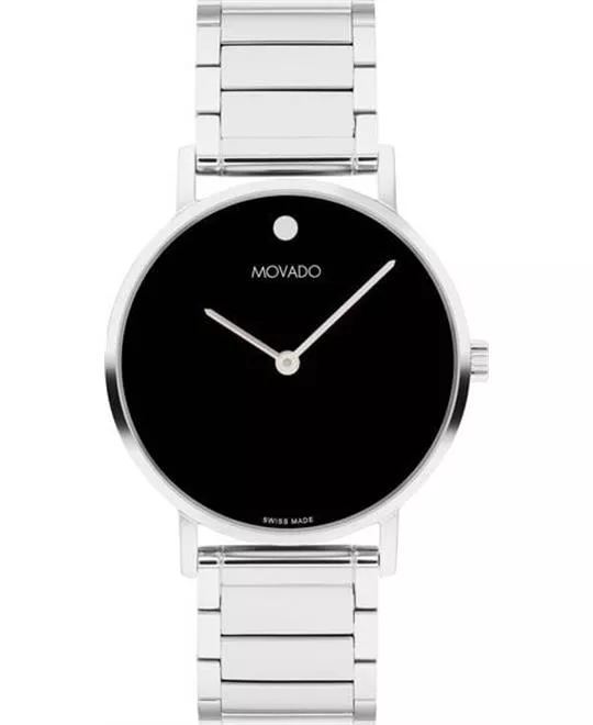 Movado Signature Silver-Tone Women's Watch 32mm