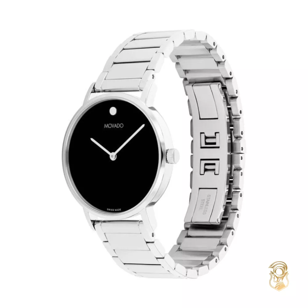 Movado Signature Silver-Tone Women's Watch 32mm