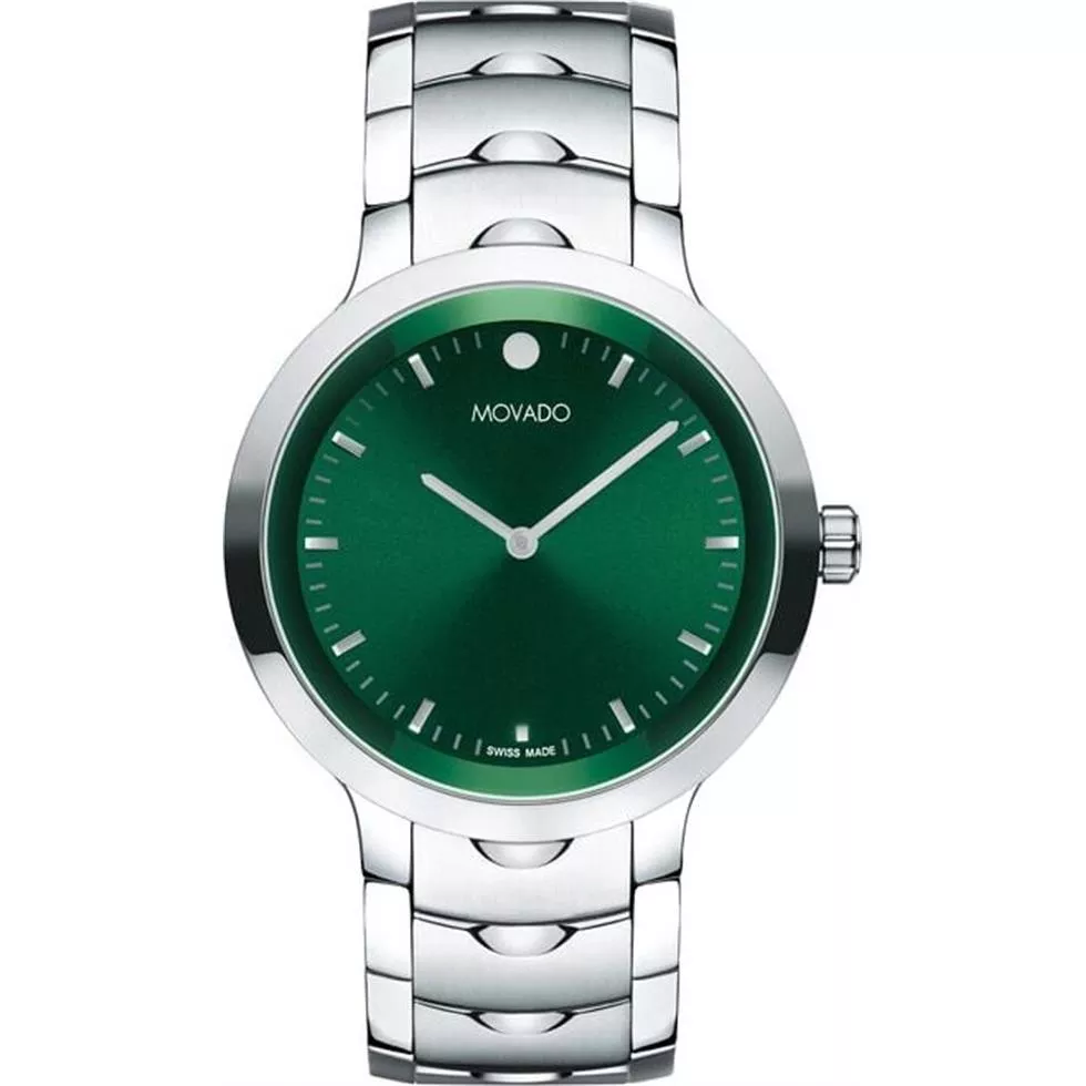 Movado Stellar Green-Tone Watch 40mm 