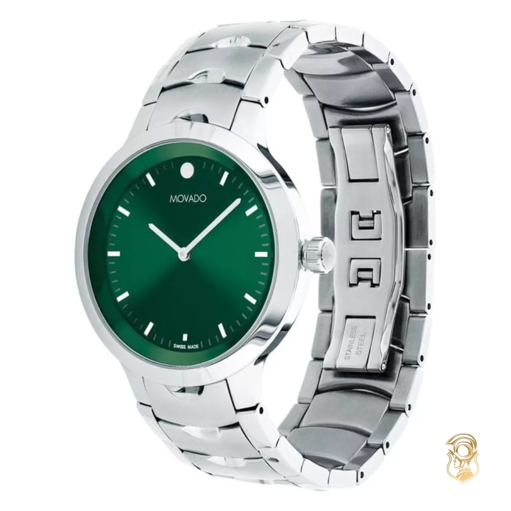 Movado Stellar Green-Tone Watch 40mm 