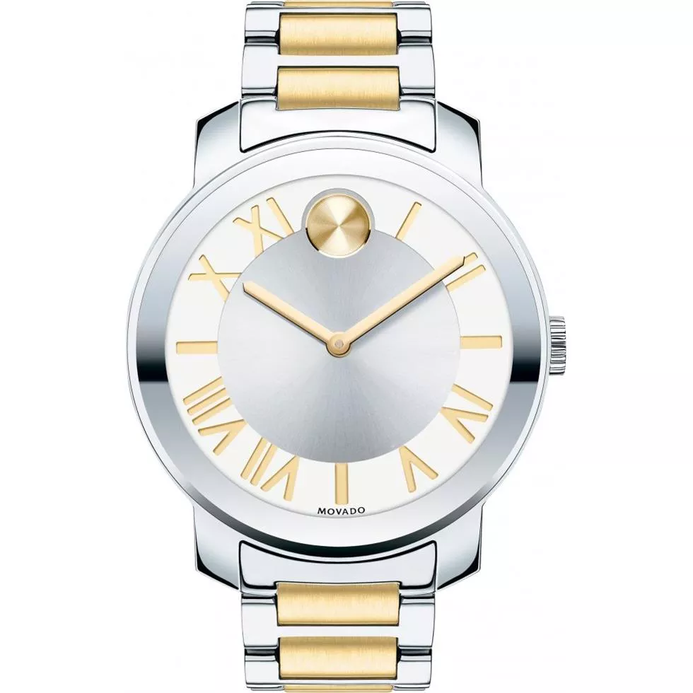 Movado Bold Unisex Two-Tone Watch 39mm 
