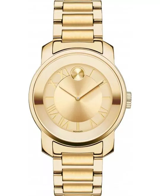 Movado Bold Gold Ion-Plated Women's Watch 32mm 