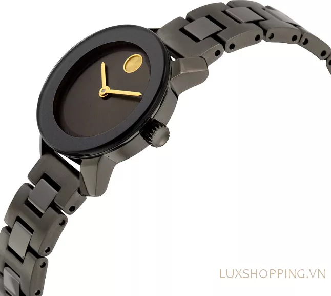 Movado Women's Swiss Bold Gunmetal Ion-Plated Watch 25mm 