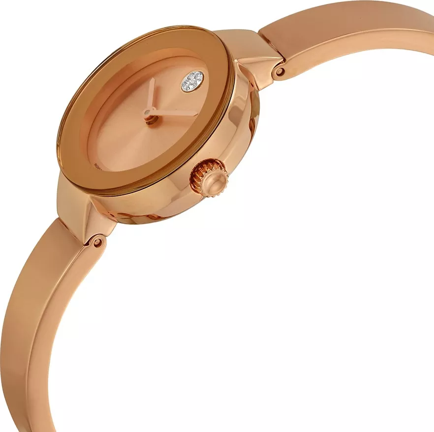 Movado Swiss Bold Rose Gold Ion-Plated Watch 25mm 