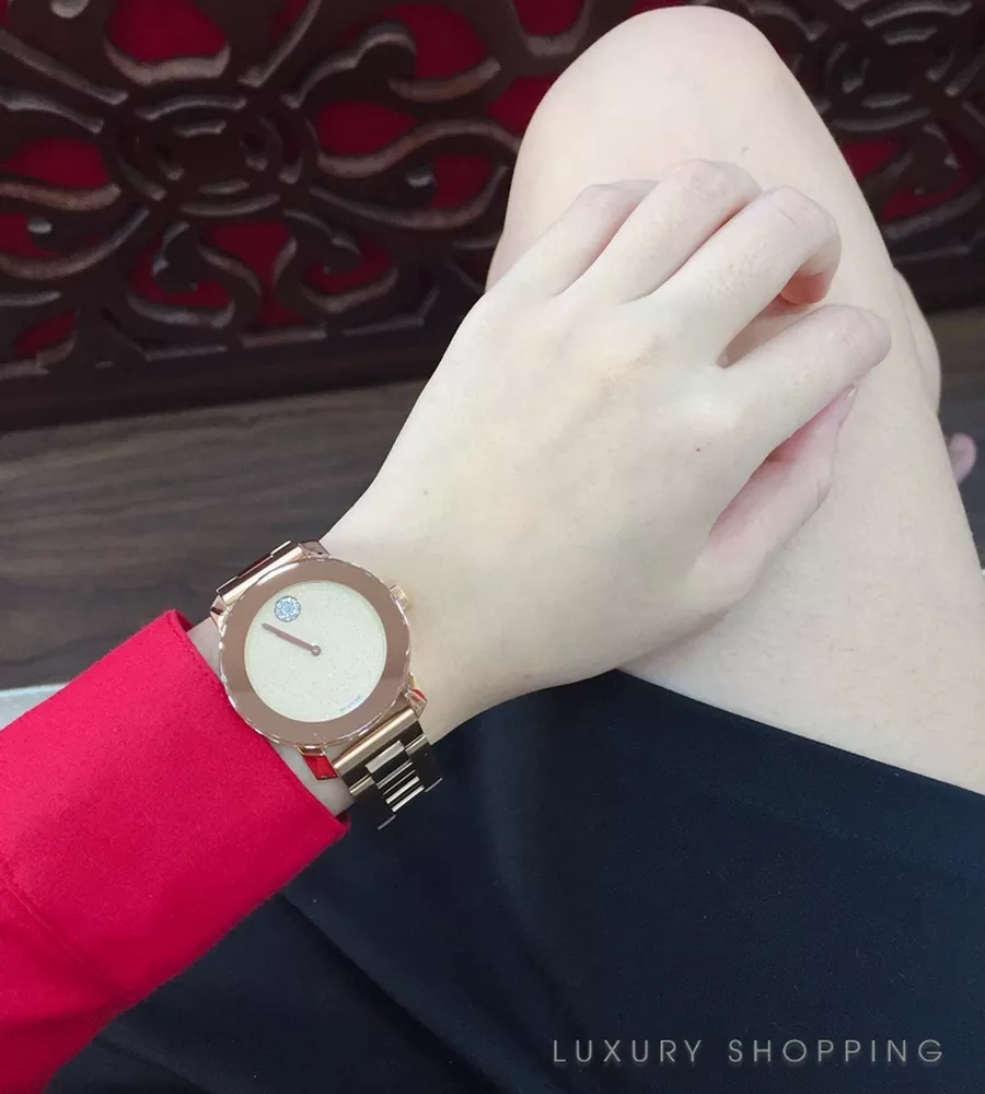 Movado Women's Swiss Bold Rose Gold  Watch 36mm 