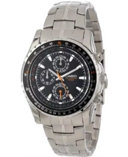 Men's  Slide Rule Bezel Analog Chronograph Aviator Watch