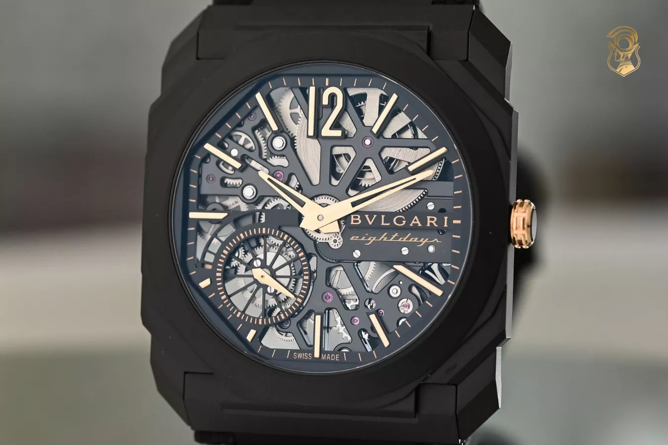 Đồng hồ Bvlgari - Octo Finissimo Skeleton 8 Days in black DLC titanium