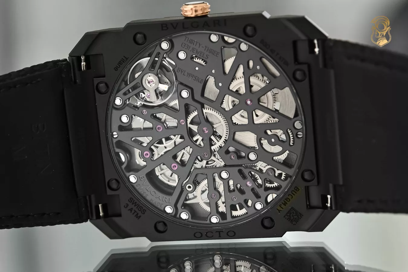 Đồng hồ Bvlgari - Octo Finissimo Skeleton 8 Days in black DLC titanium