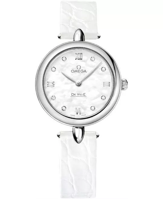 Omega De Ville 424.13.27.60.55.001  Diamond Watch 27.4mm