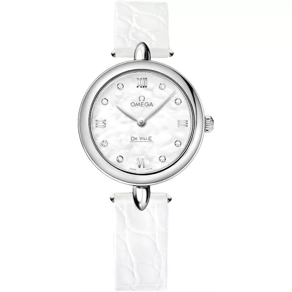 Omega De Ville 424.13.27.60.55.001  Diamond Watch 27.4mm