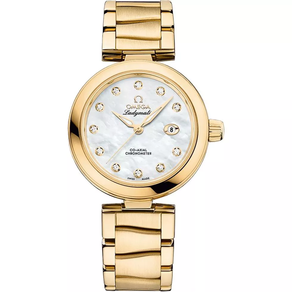 Omega De Ville 425.60.34.20.55.003 Ladymatic Watch 34mm 