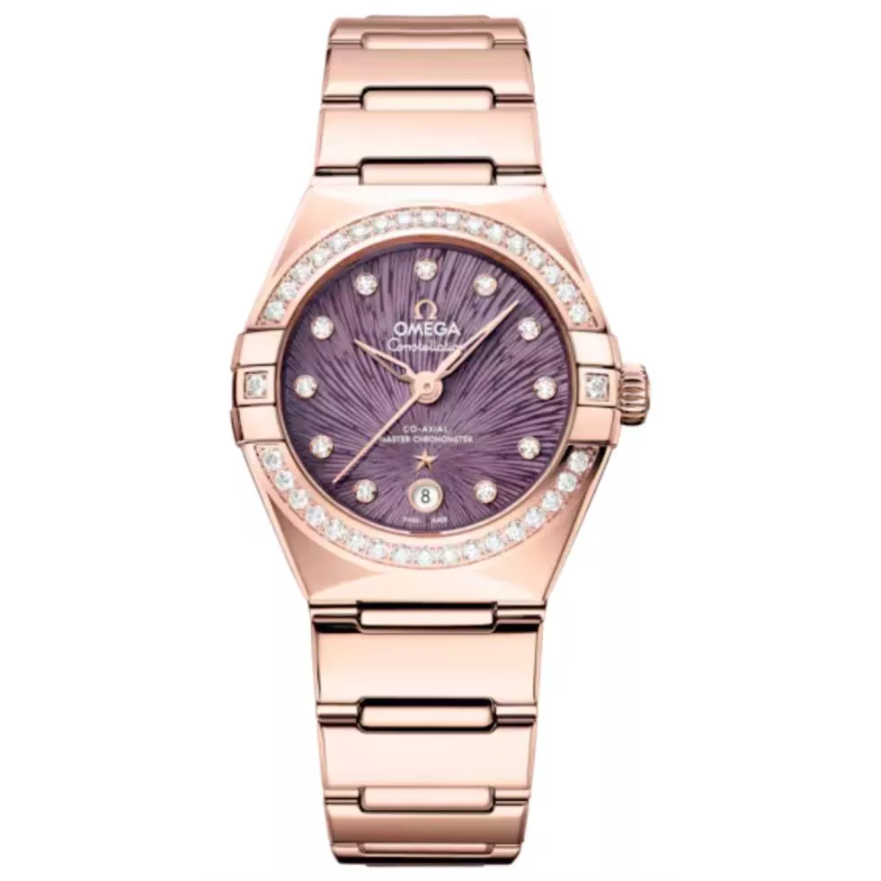 Omega Constellation  Sedna™  Purple gold 29 mm