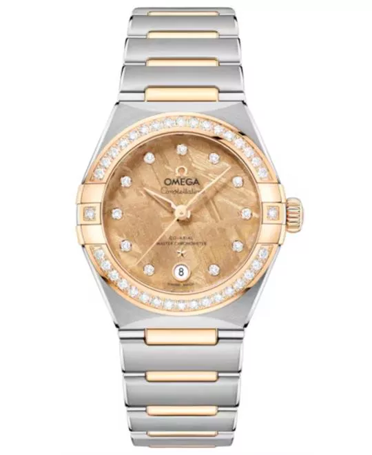 Omega Constellation Yellow Silver 29 mm