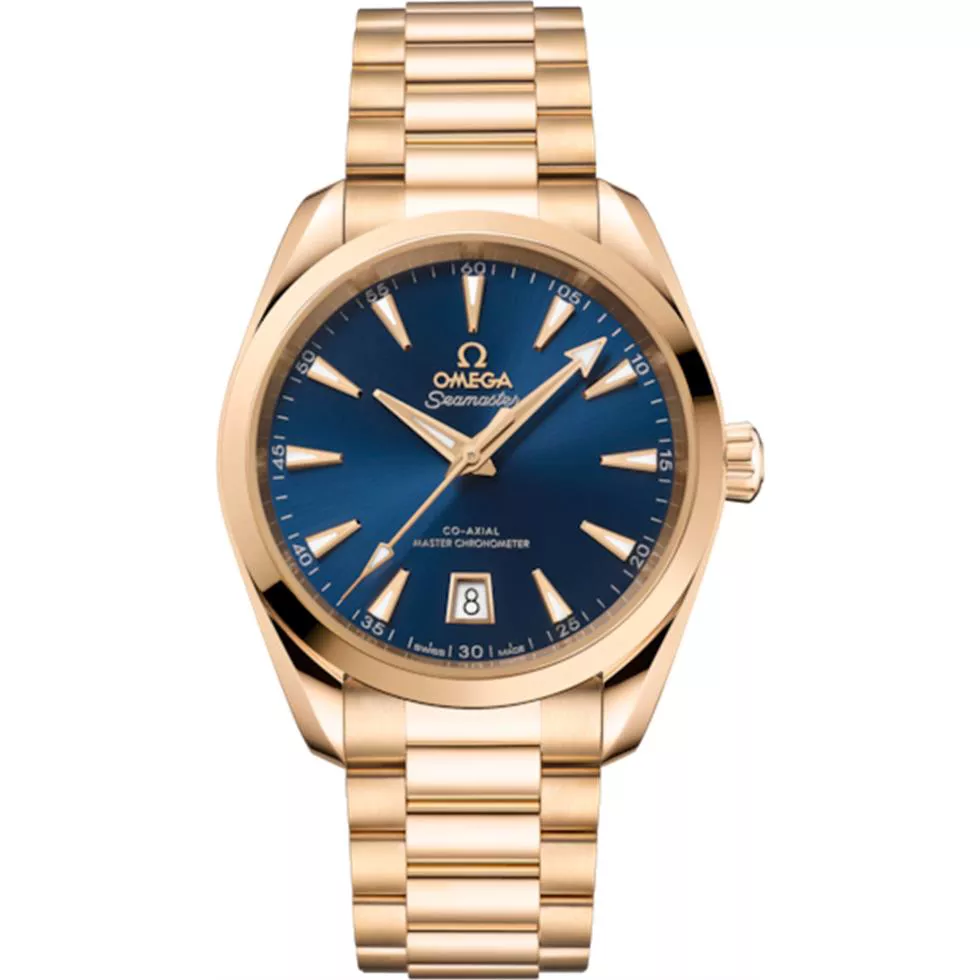 Omega Seamaster Rose Gold Men Watch 38 mm