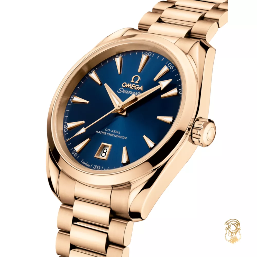 Omega Seamaster Rose Gold Men Watch 38 mm