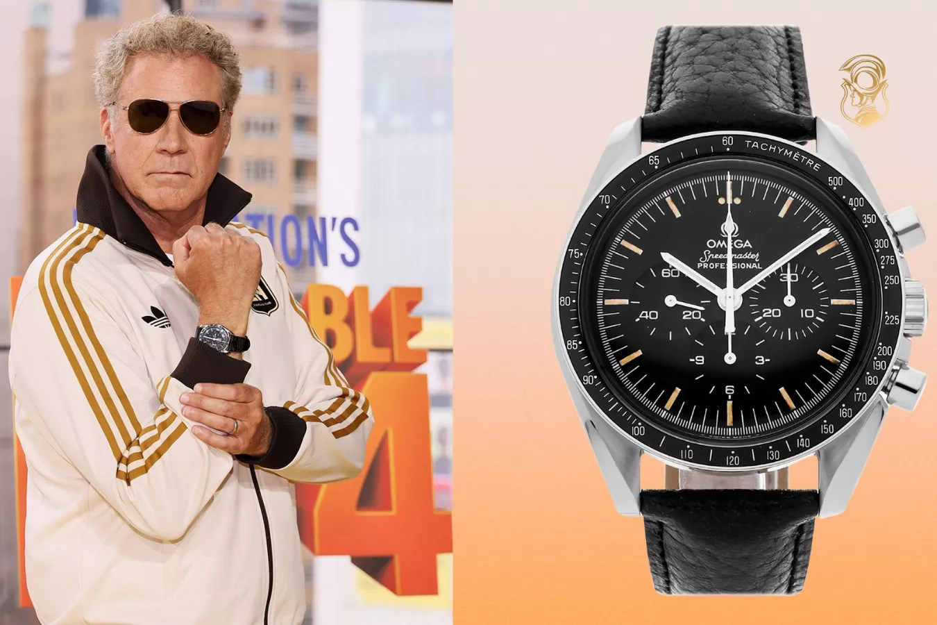 Will Ferrell, diễn viên hài xuất sắc nhất của Mỹ cùng Omega Speedmaster Moonwatch