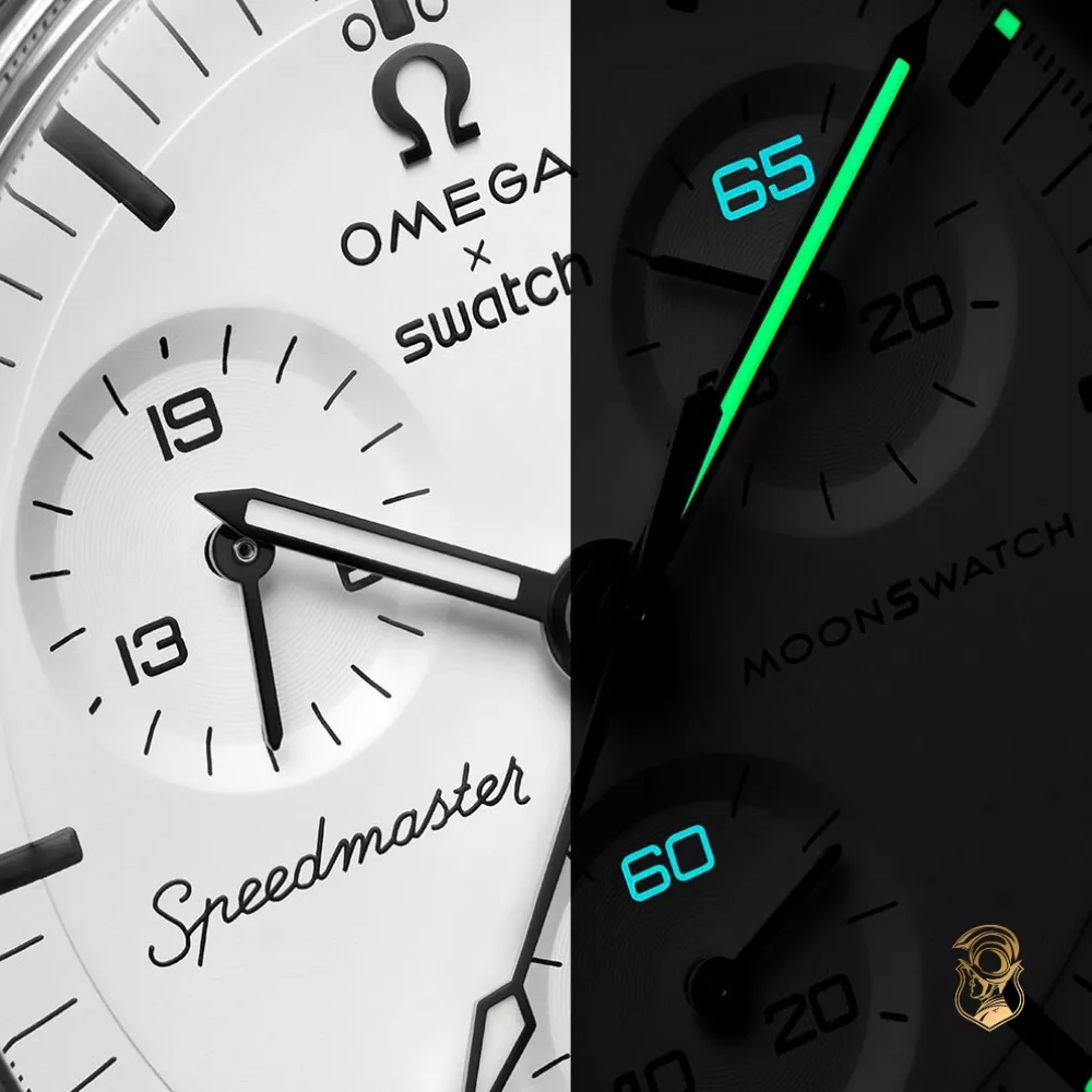 Omega X Swatch Speedmaster Moonswatch 1965 Watch 42mm