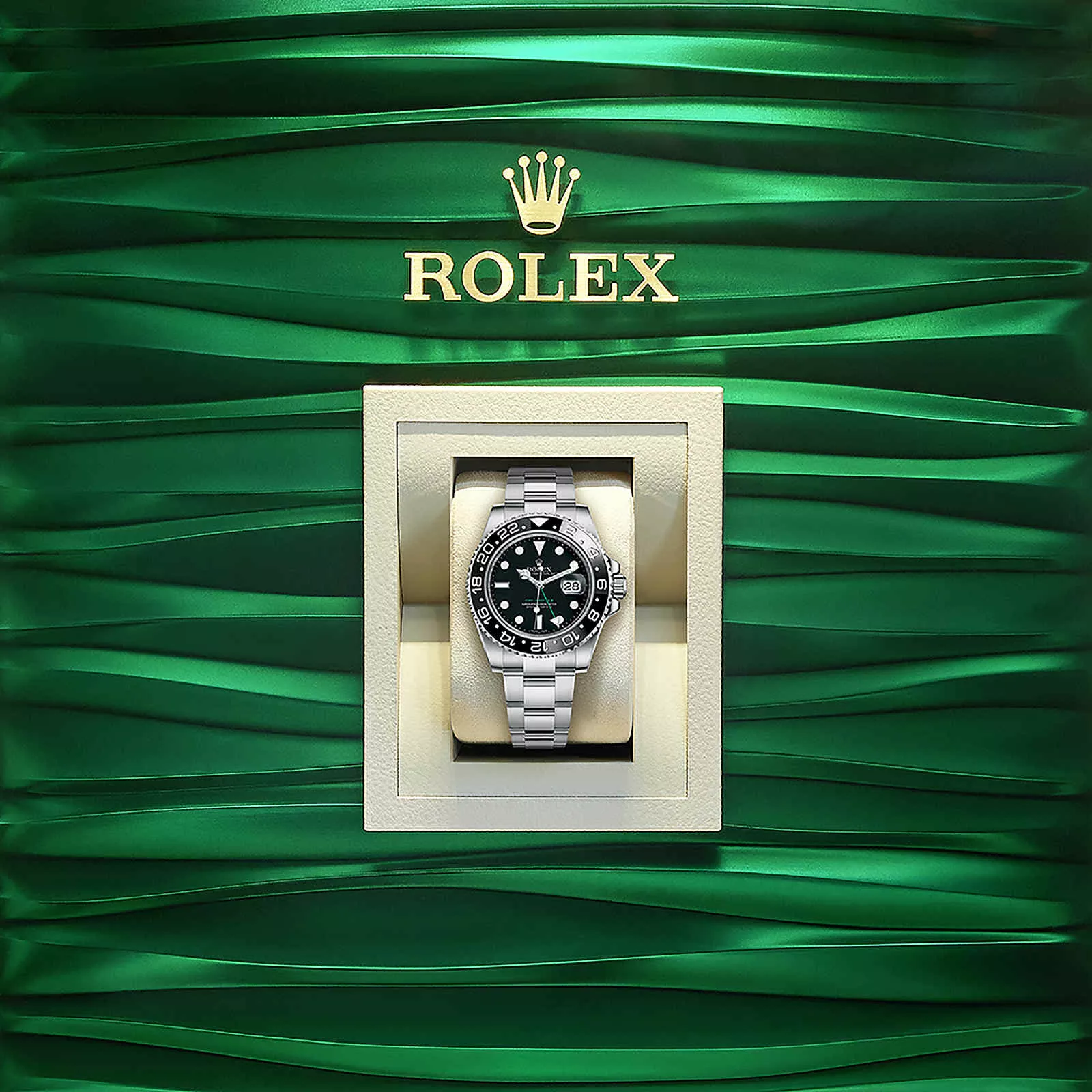 ROLEX OYSTER GMT-MASTER II 116710LN PERPETUAL 40