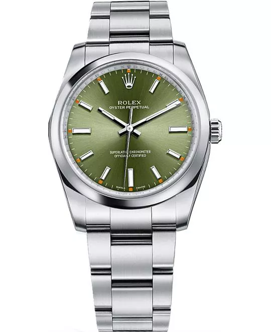ROLEX OYSTER PERPETUAL 114200-0021 WATCH 34