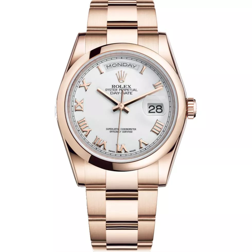 ROLEX OYSTER PERPETUAL 118205f-0053 WATCH 36