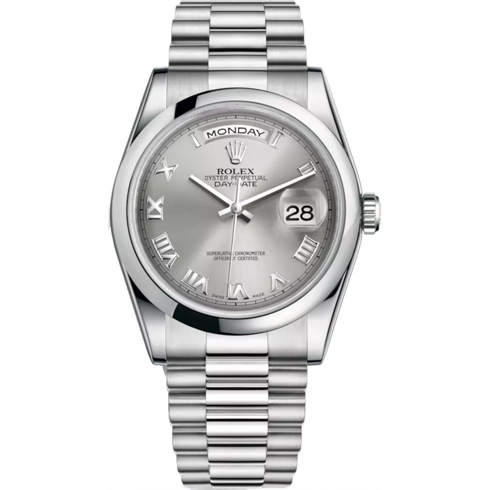 ROLEX OYSTER PERPETUAL 118206-0033 WATCH 36