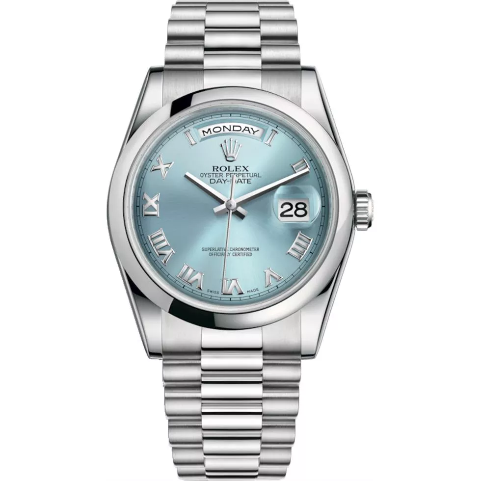 ROLEX OYSTER PERPETUAL 118206-0035 WATCH 36