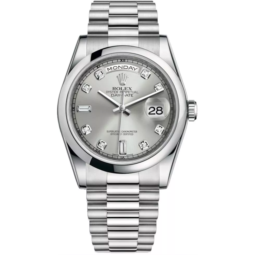 ROLEX OYSTER PERPETUAL118206-0037 WATCH 36