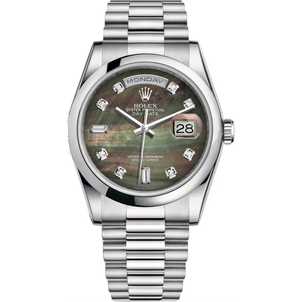 ROLEX OYSTER PERPETUAL 118206-0043 WATCH 36