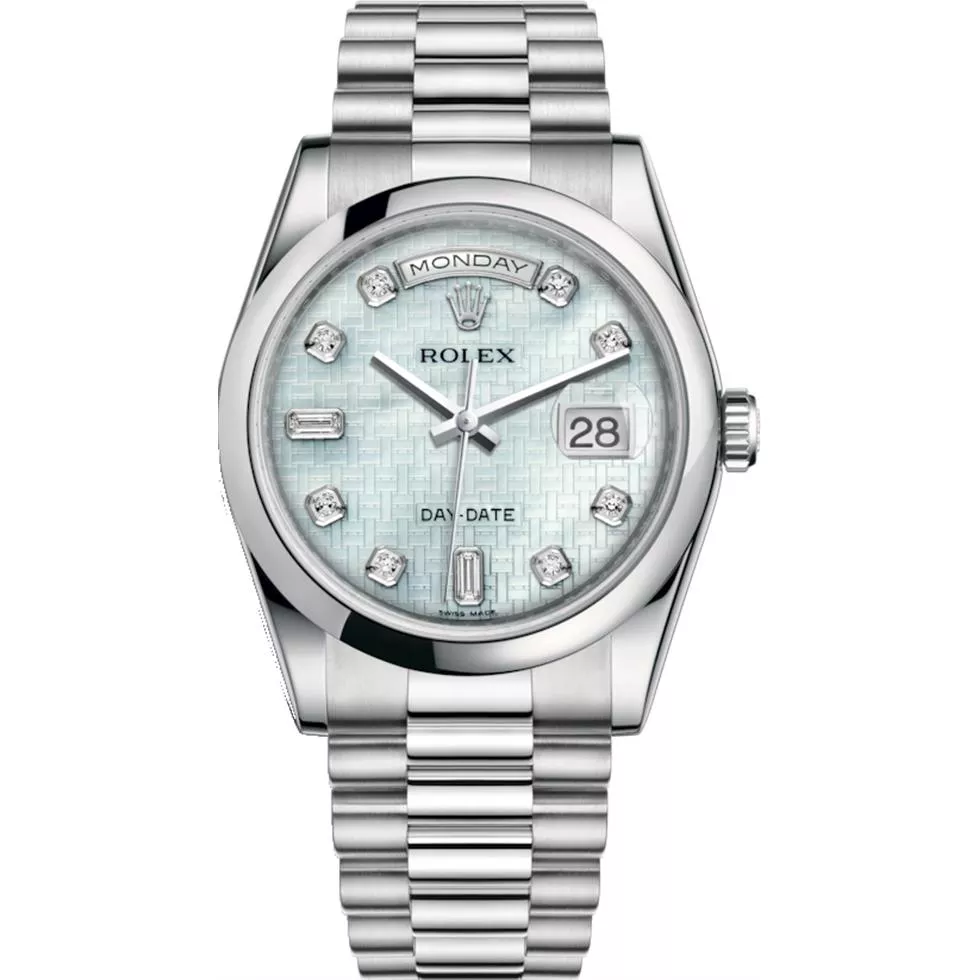 ROLEX OYSTER PERPETUAL 118206-0119 WATCH 36