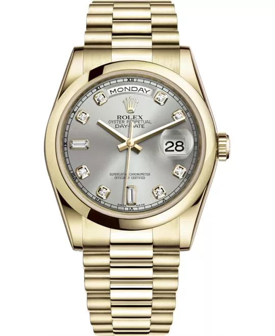 ROLEX OYSTER PERPETUAL 118208-0108 WATCH 36