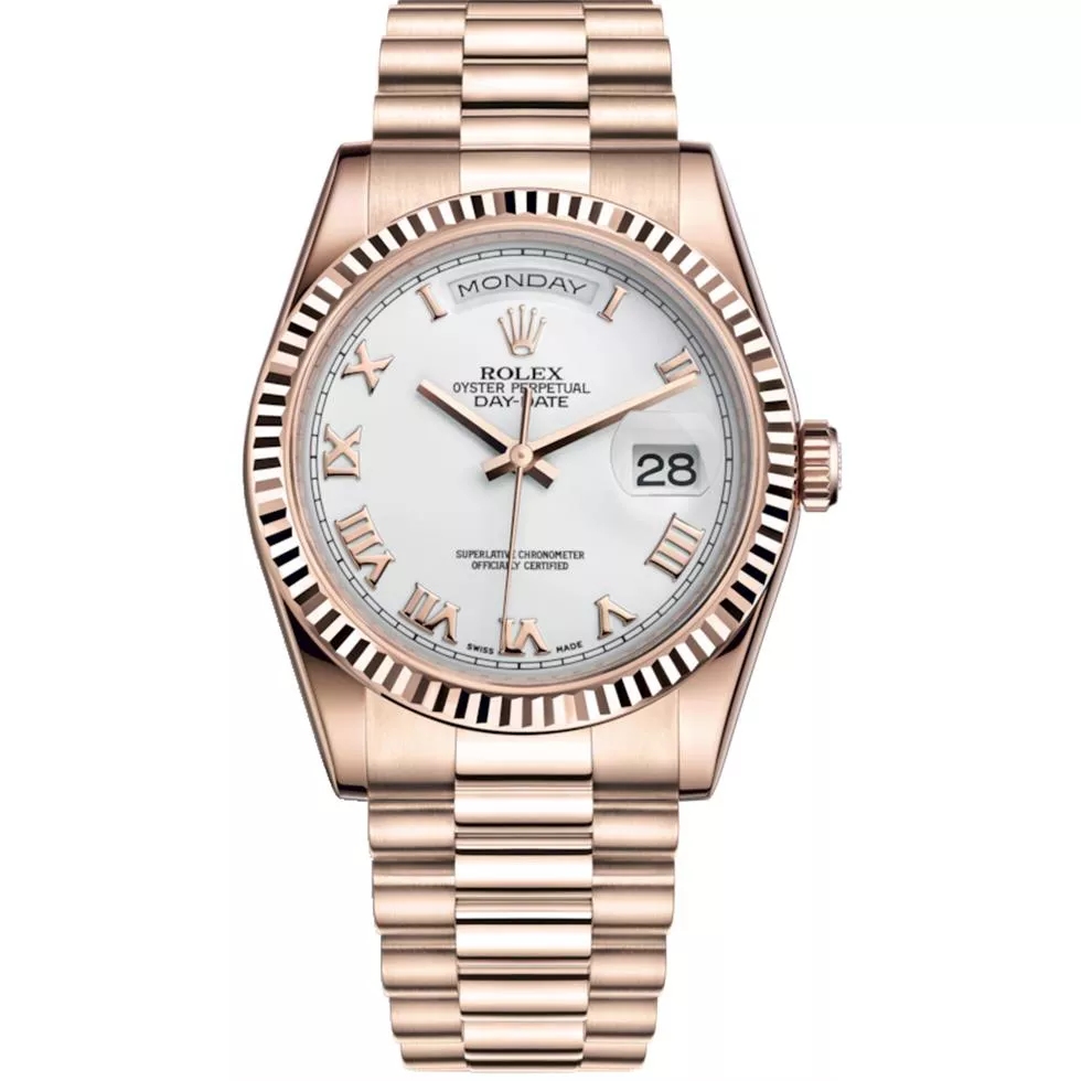 ROLEX OYSTER PERPETUAL 118235f-0024 WATCH 36