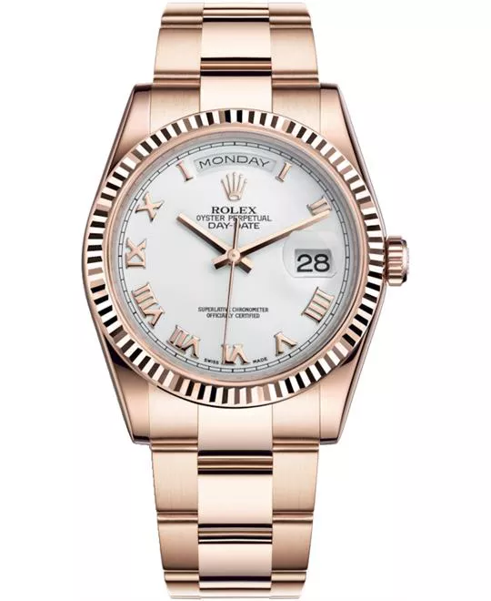 ROLEX OYSTER PERPETUAL 118235f-0052 WATCH 36
