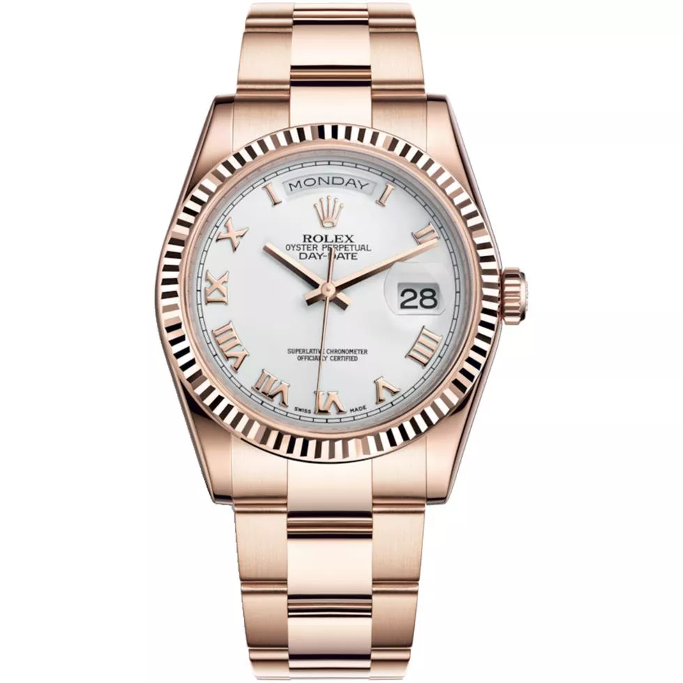 ROLEX OYSTER PERPETUAL 118235f-0052 WATCH 36