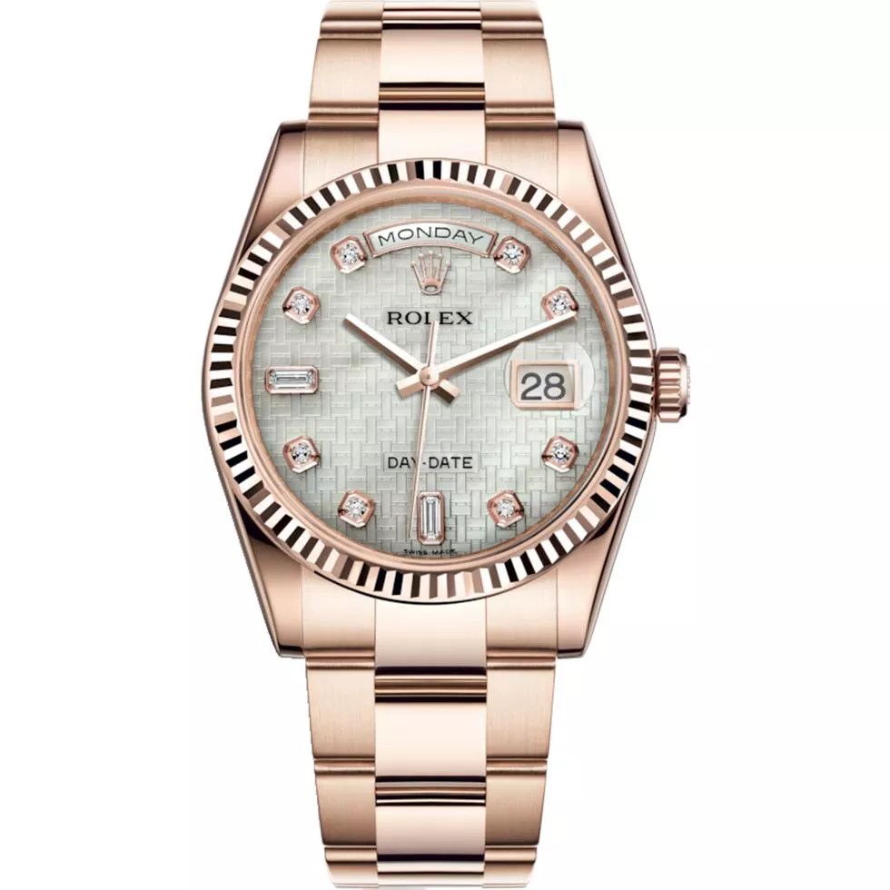 ROLEX OYSTER PERPETUAL 118235f-0112 WATCH 36
