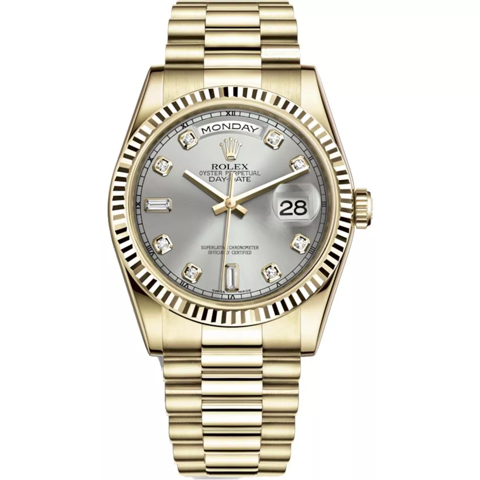 ROLEX OYSTER PERPETUAL 118238-0067 WATCH 36