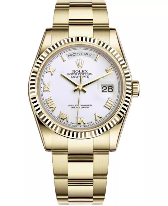 ROLEX OYSTER PERPETUAL118238-0162 WATCH 36