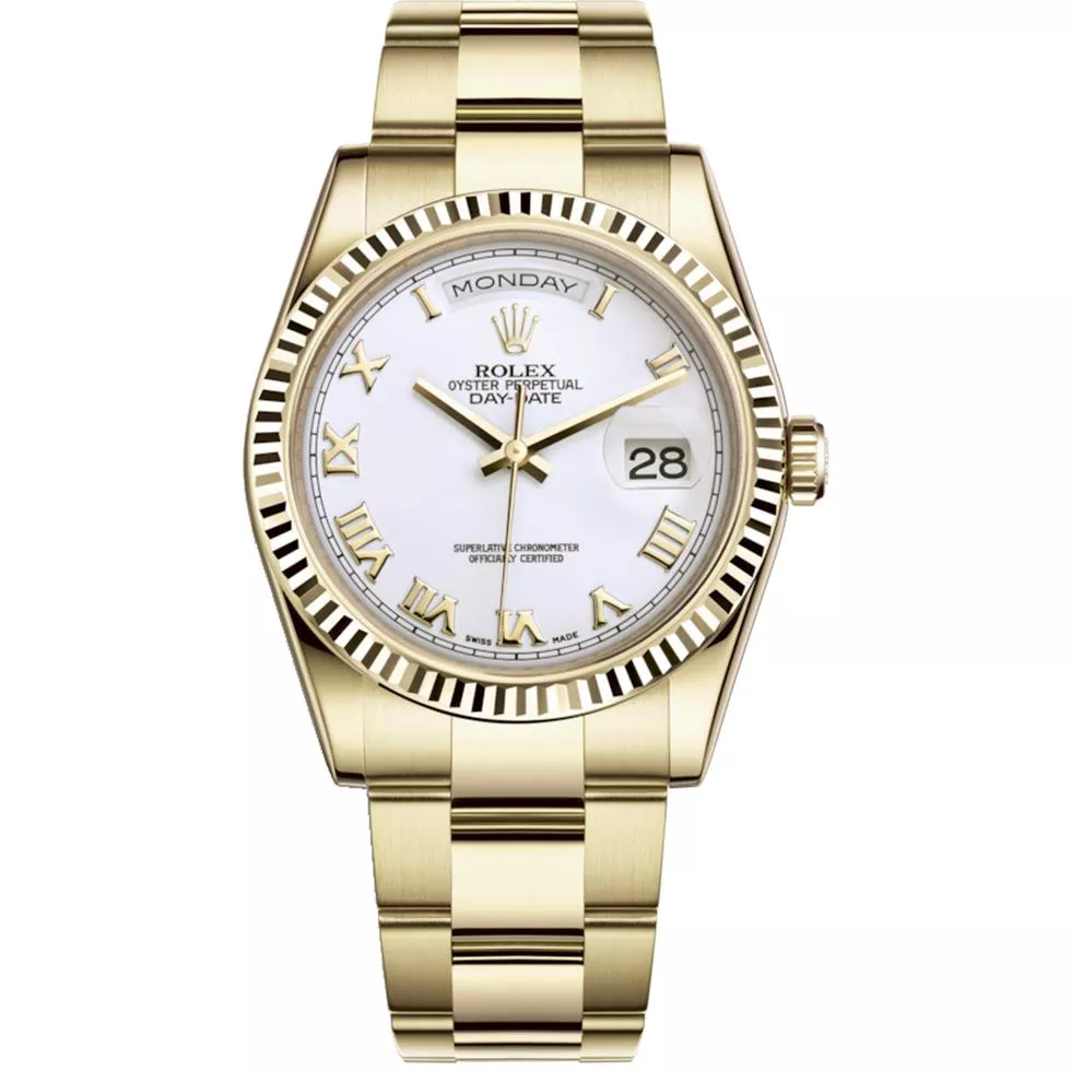 ROLEX OYSTER PERPETUAL118238-0162 WATCH 36