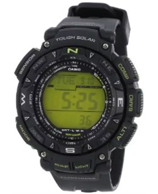 Men's  Pathfinder Amazon Triple Sensor Solar Digital Watch