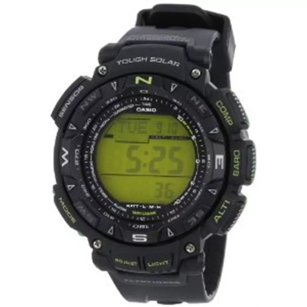 Men's  Pathfinder Amazon Triple Sensor Solar Digital Watch