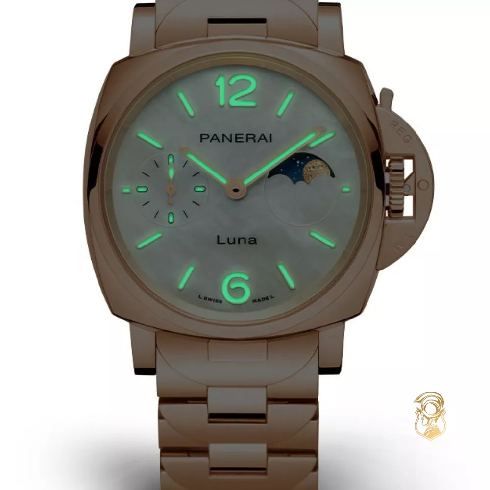 Panerai  Luminor Due Luna TuttoOro Watch 38mm