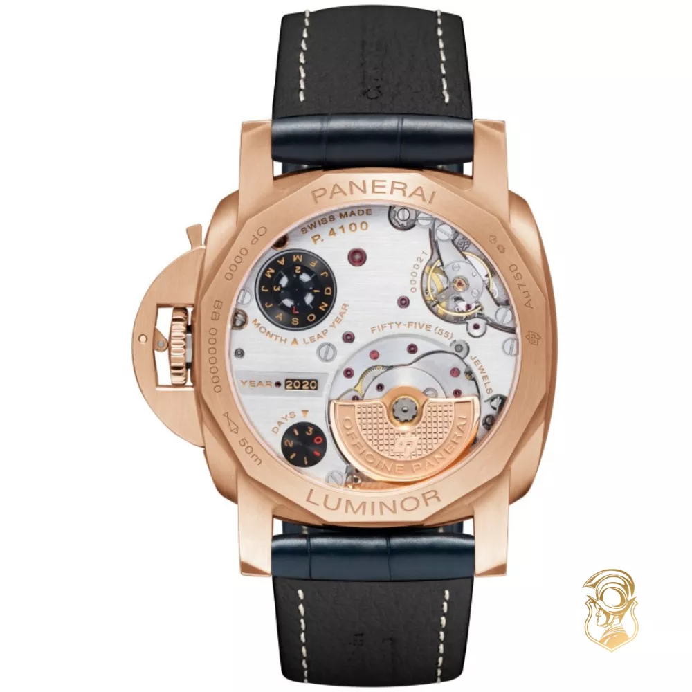 Panerai Luminor PAM00742 Perpetual Calendar GMT Goldtech Watch 44mm