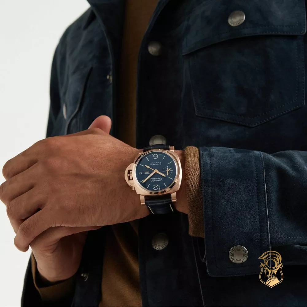 Panerai Luminor PAM00742 Perpetual Calendar GMT Goldtech Watch 44mm