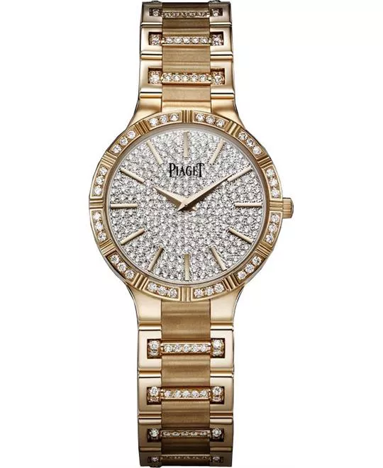 Piaget Dancer Rose Gold Quartz Watch 28mm