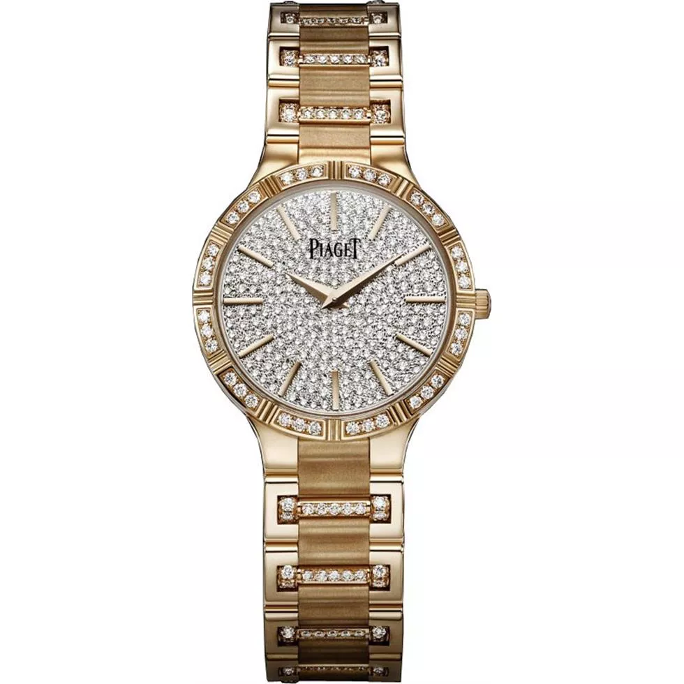 Piaget Dancer Rose Gold Quartz Watch 28mm