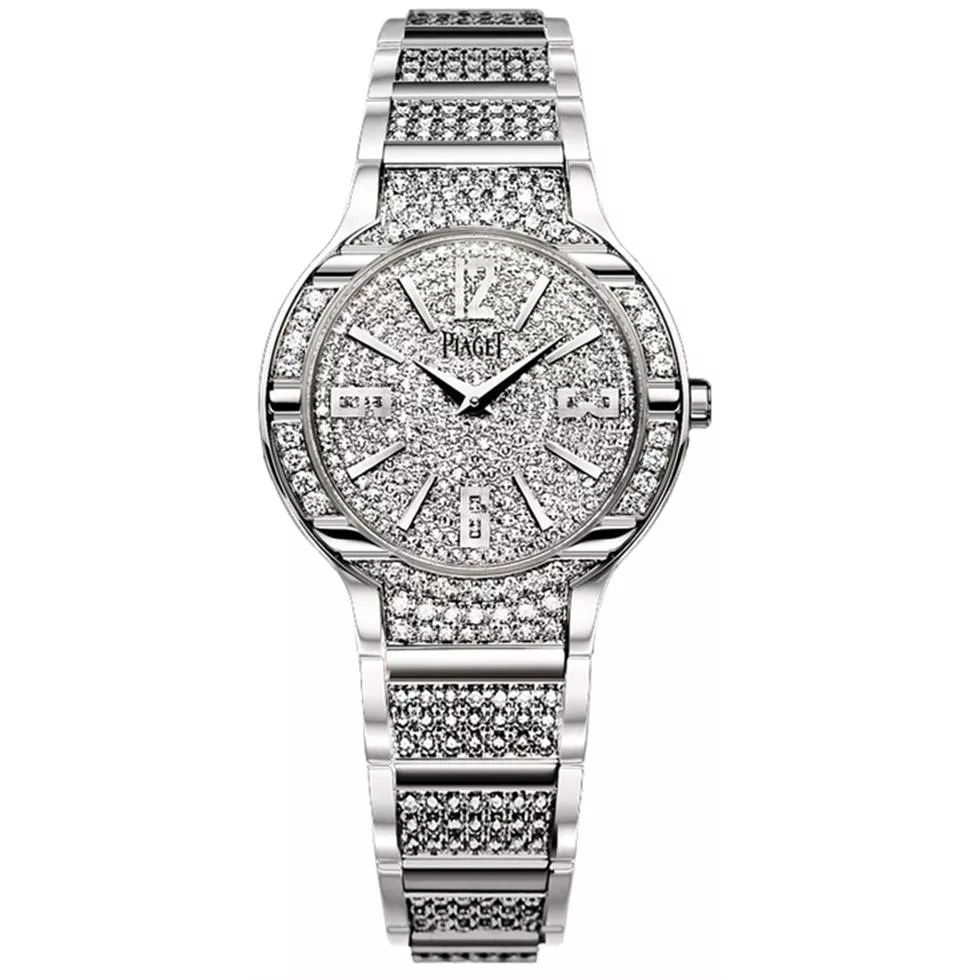 Piaget Polo Diamonds Quartz Watch G0A36234 32mm