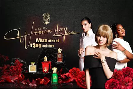 Mừng ngày Phụ nữ Việt Nam 20.10.2025: Mua đồng hồ - Tặng nước hoa