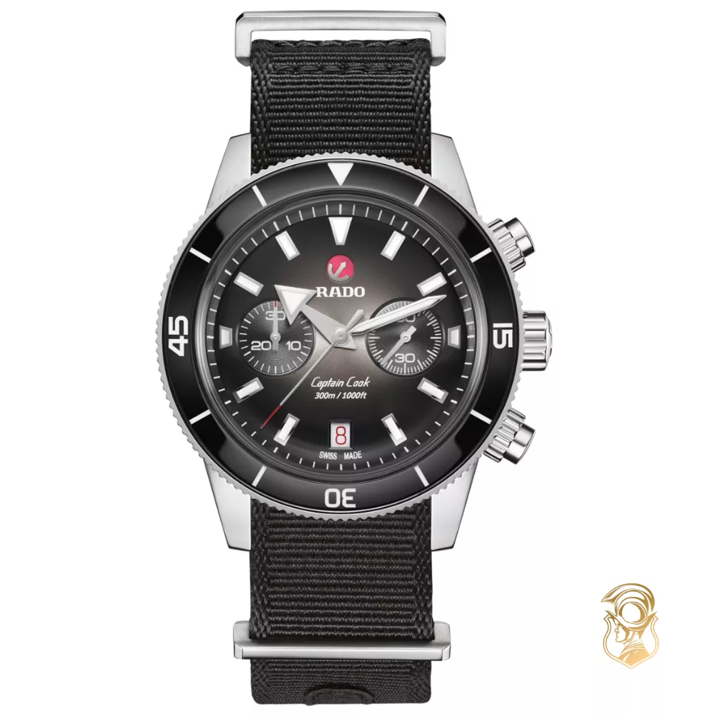 Rado Captain Cook Chronograph Watch 43mm
