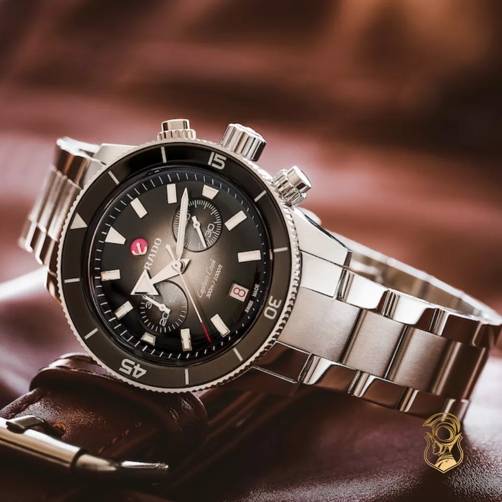 Rado Captain Cook Chronograph Watch 43mm