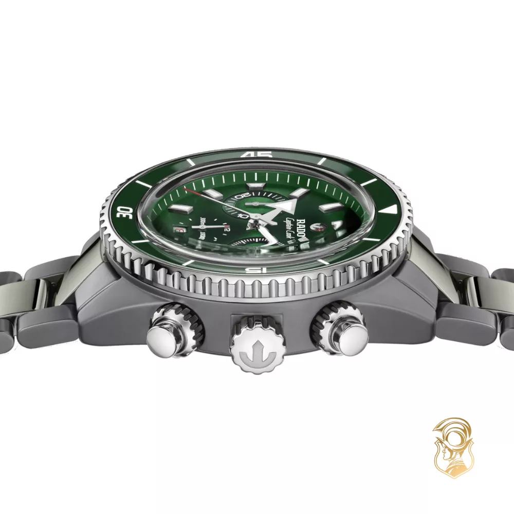 Rado Captain Cook High-Tech Ceramic Automatic Chronograph Watch 43mm
