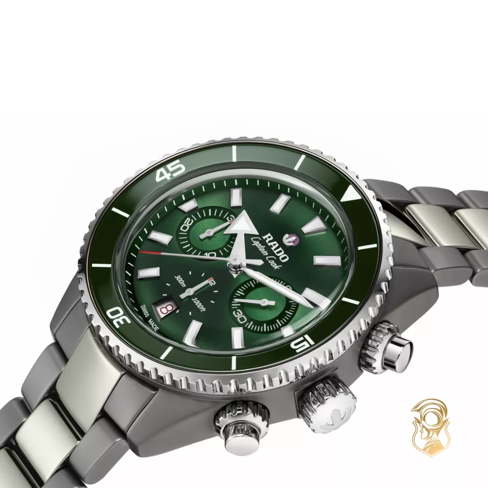 Rado Captain Cook High-Tech Ceramic Automatic Chronograph Watch 43mm